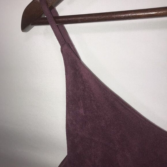 Women's Luxe Apothetique Dark Purple Ruffle Dress - Picture 7 of 13